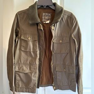 J CREW waxed cotton jacket
